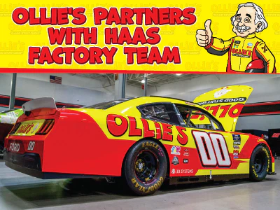 Haas Factory Team & Ollie's Team Up for 2025 NASCAR Xfinity Series