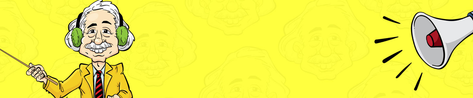 Ollie as a newscaster