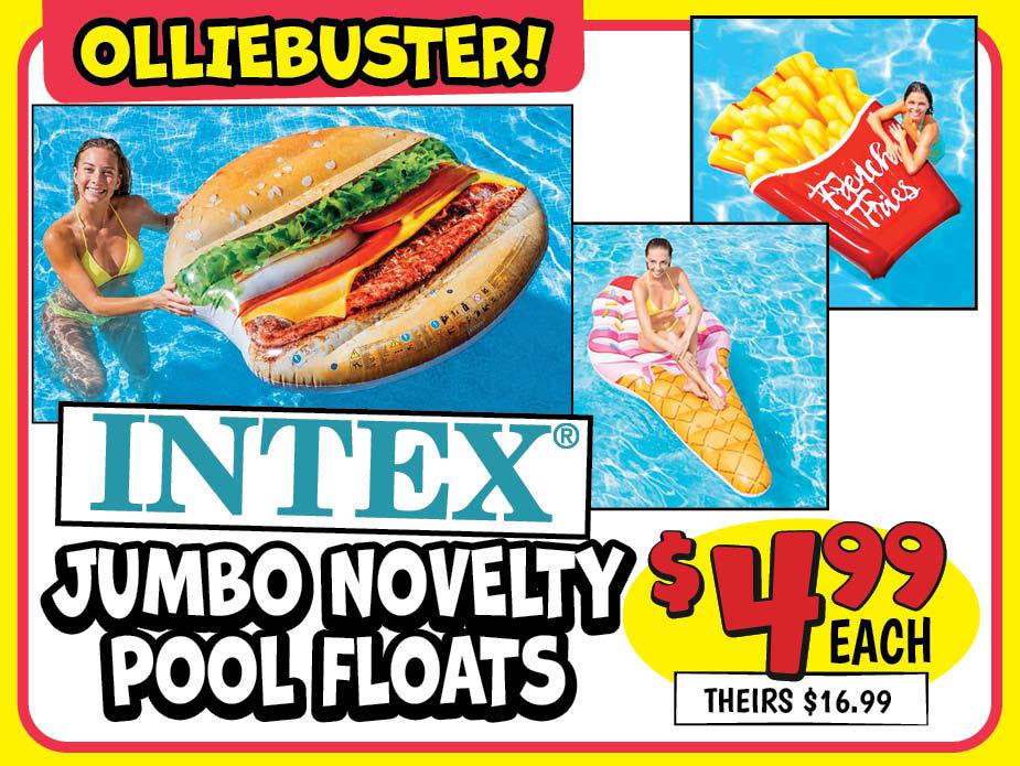 Jumbo Novelty Pool Floats