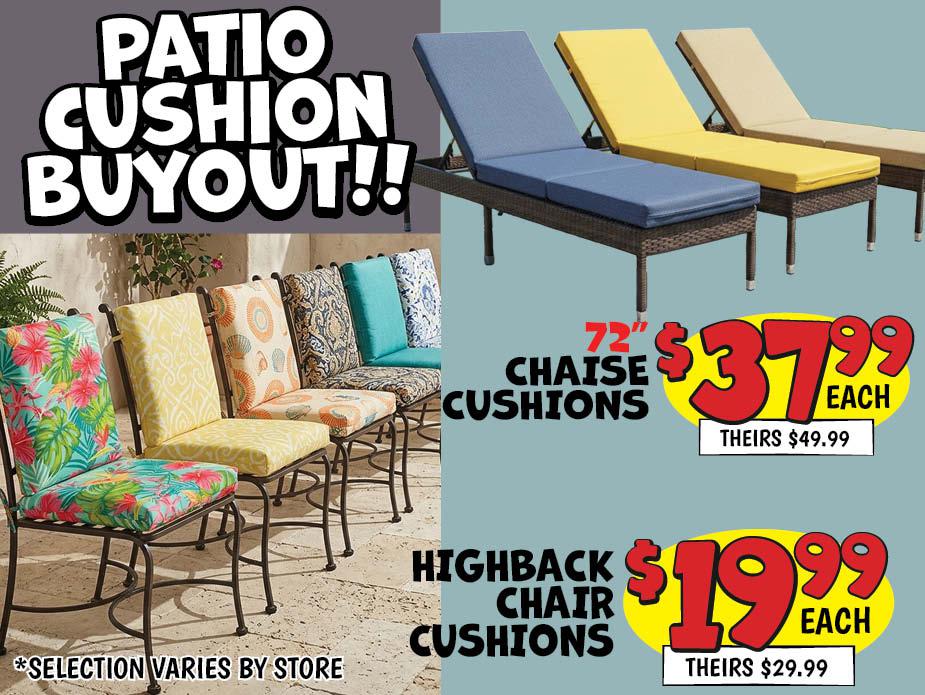 Patio Cushion Buyout