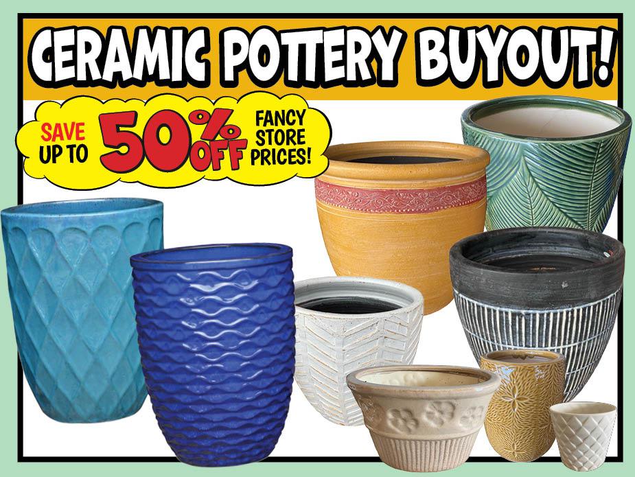Ceramic Pottery Buyout