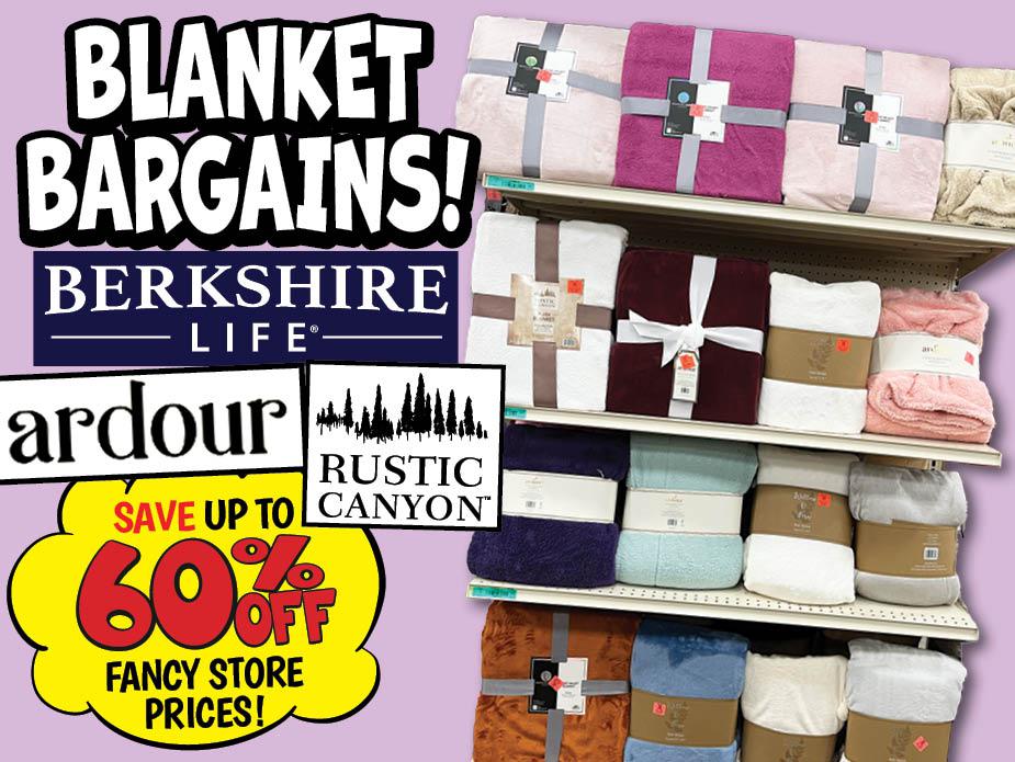 Blanket bargain deals at Ollie's Bargain Outlet