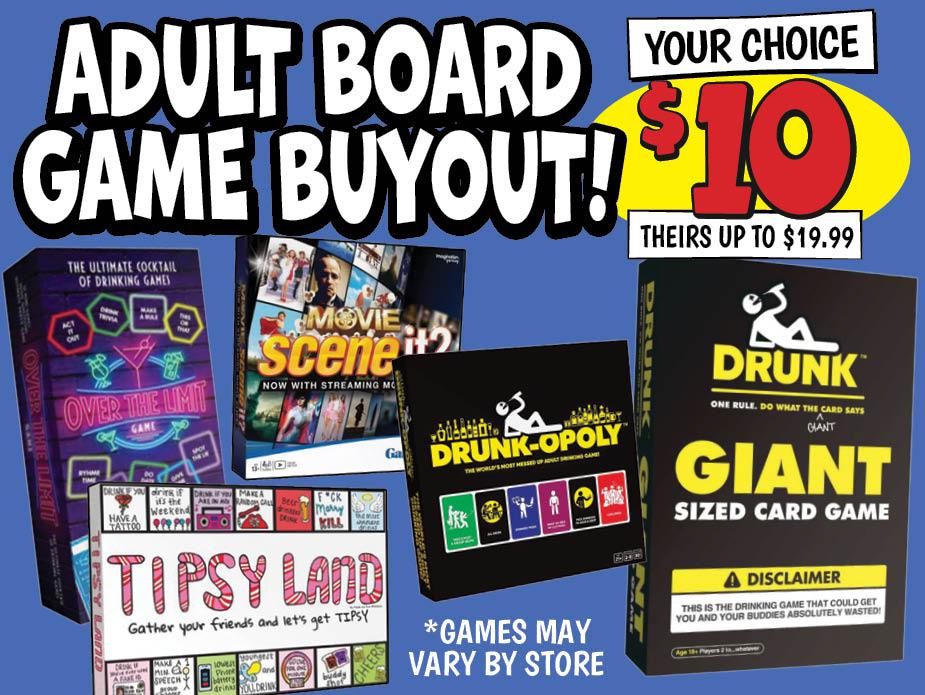 Adult Board Game Buyout