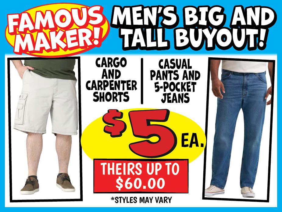 Famous Maker Big & Tall Buyout