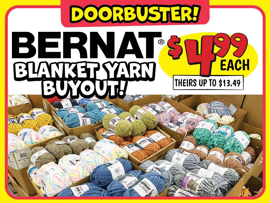 Bernat Blanket Yarn Buyout