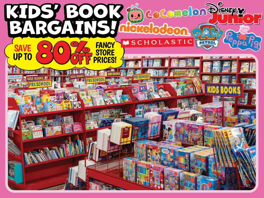 Kids book bargain deals at Ollie's Bargain Outlet