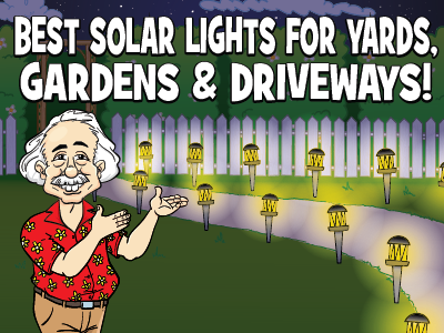 Best solar lights for yard, garden, & driveways