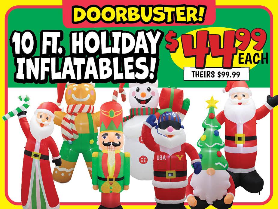 10 Ft. Holiday Inflatables