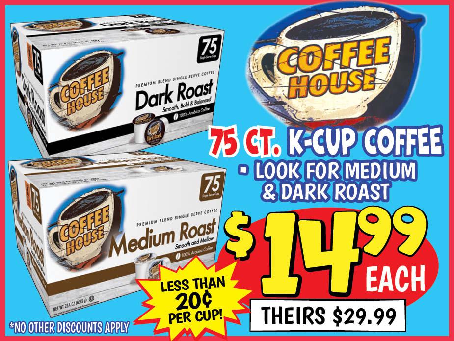 75. Ct. K-Cup Coffee