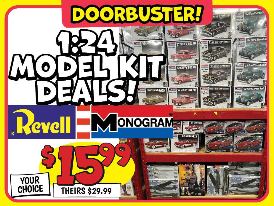 Revell & Monogram 1:24 Model Kit Deals