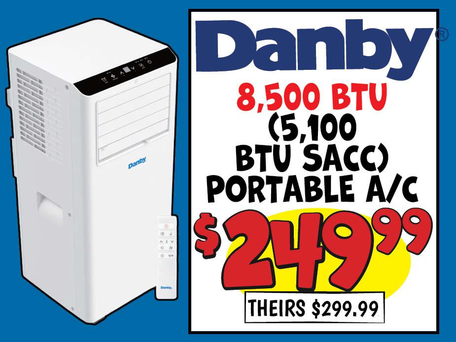 Danby 8,500 BTU Portable A/C