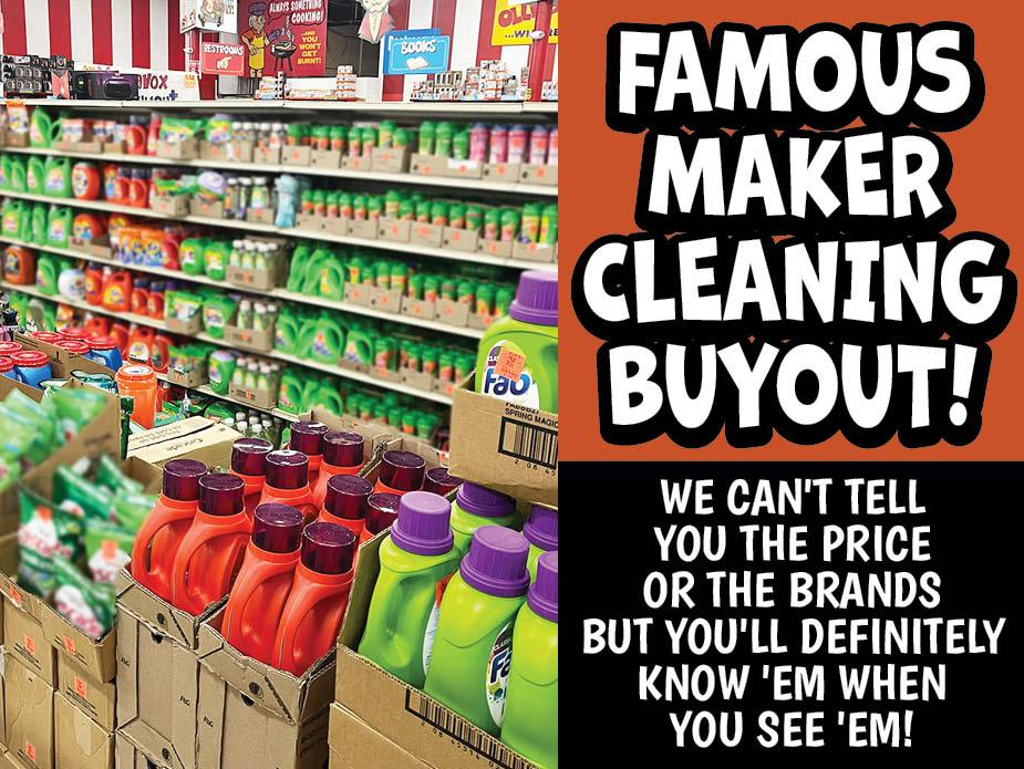 Famous Maker Cleaning Buyout