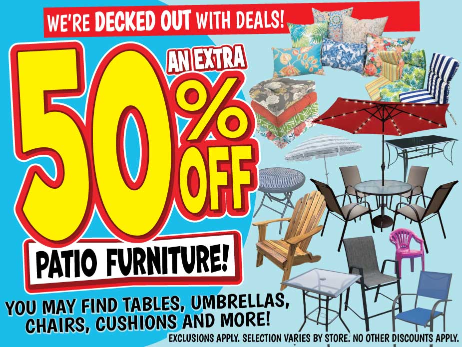 Patio Furniture Markdown