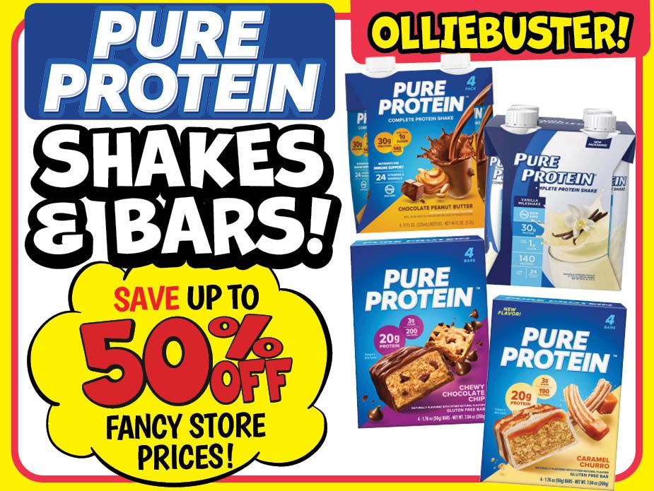 Pure Protein Shakes & Bars