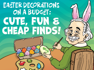 Easter Decorations on a Budget: cute, fun, & cheap finds!