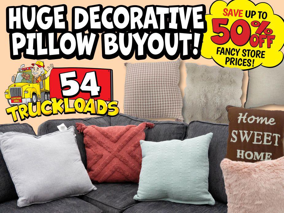 Huge Decorative Pillow Buyout