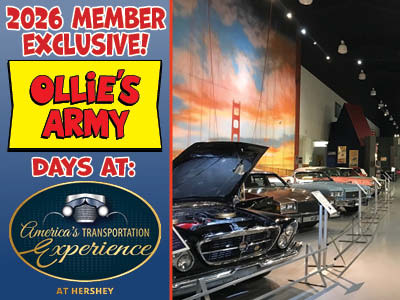 2026 member exclusive! Ollie's Army days at AACA Museum