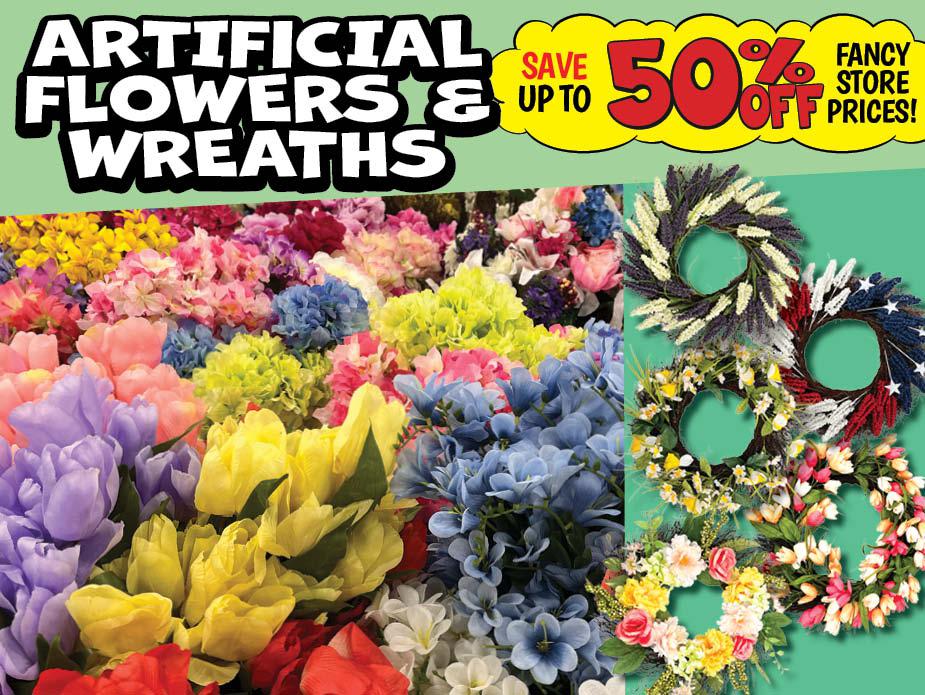 Artificial Spring Florals & Wreaths