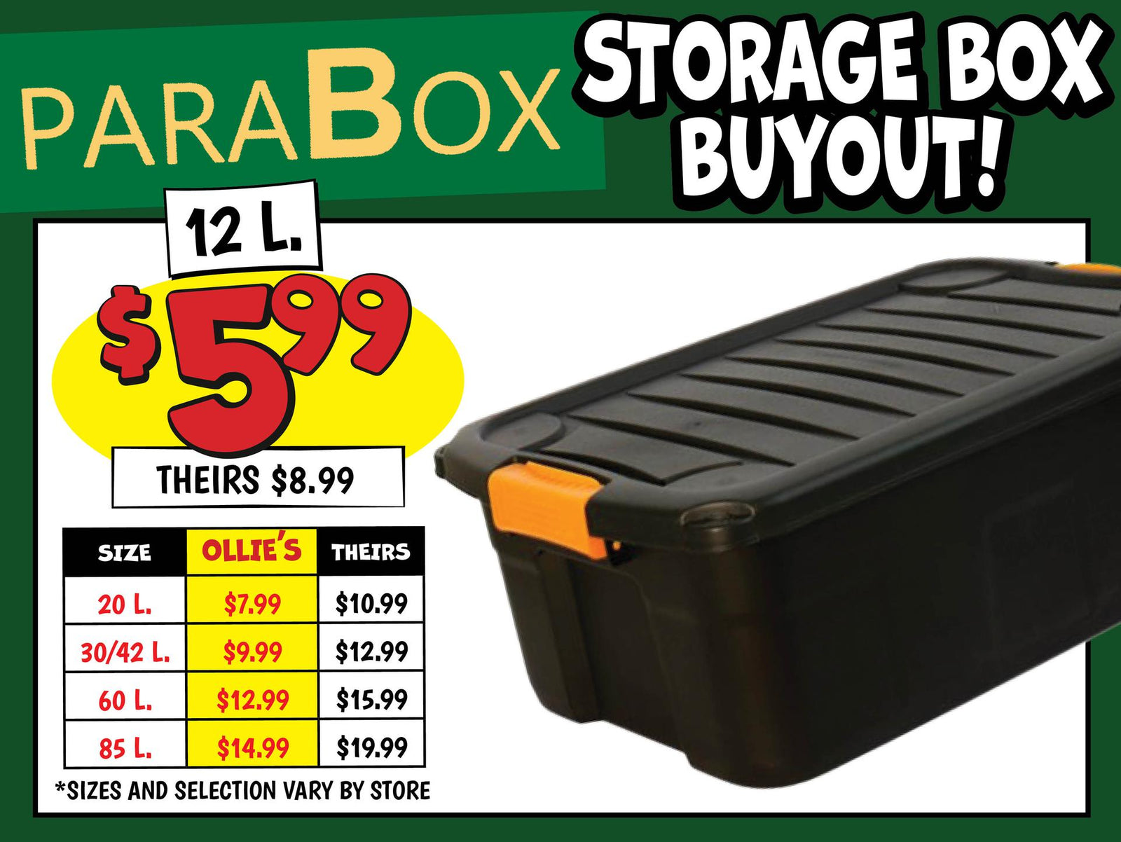 ParaBox Storage Box Buyout