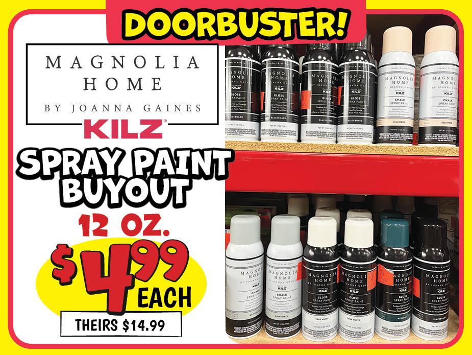 Magnolia Home by Joanna Gaines Spray Paint Buyout