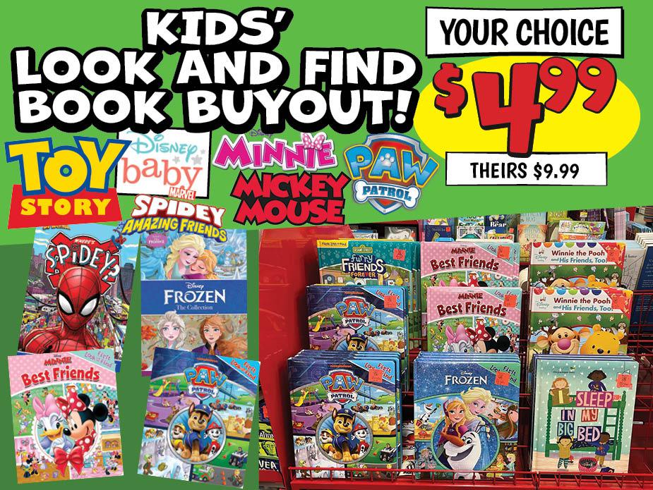 Kids’ Look & Find Book Buyout