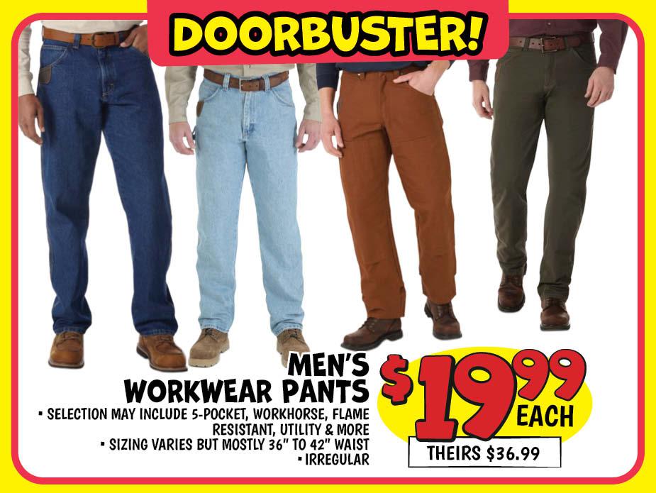 Wrangler Men’s Workwear Pants