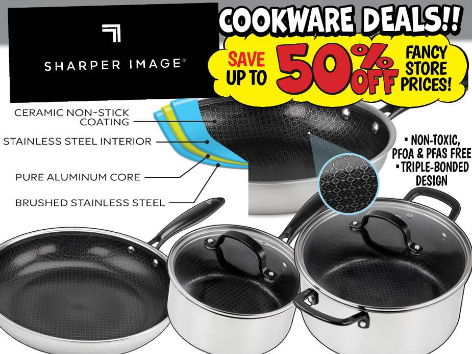Sharper Image Cookware Deals!