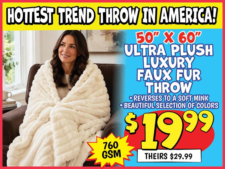Trendy Ultra Plush Throw