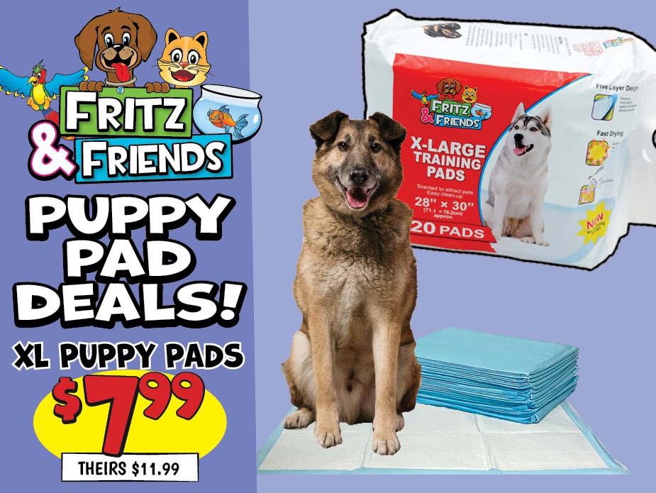 Fritz & Friends 20 Ct. XL Puppy Pads