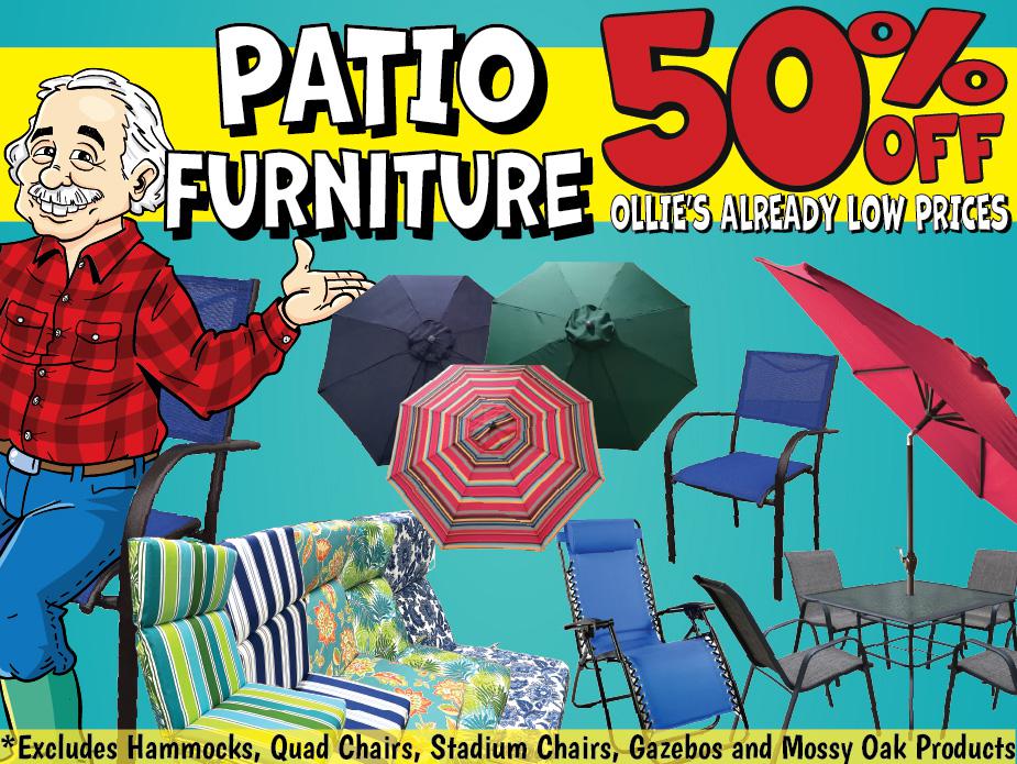 50% off Patio Furniture or More