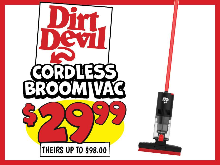 Dirt Devil Cordless Broom Vac