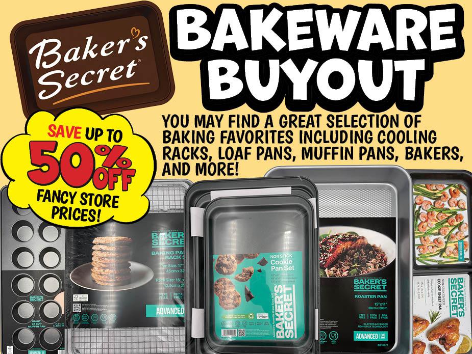Baker's Secret Bakeware Buyout