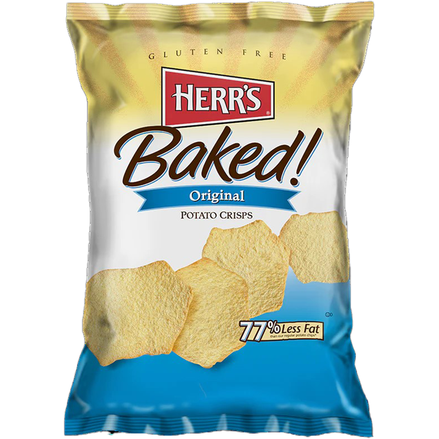 Herr&#39;s Baked Original Potato Crisps 7 oz. 