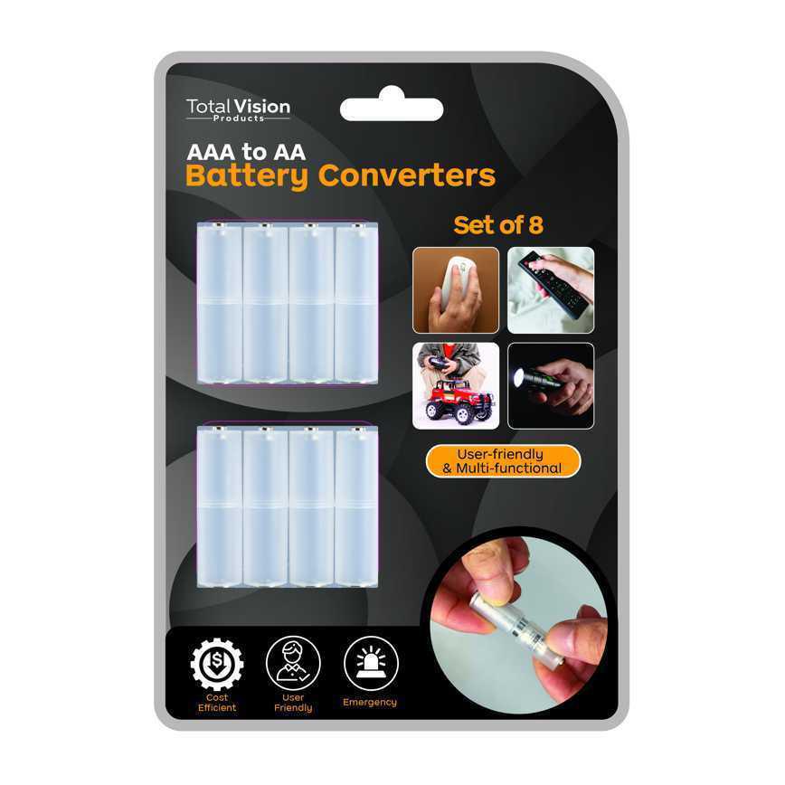 Total Vision Products Battery Converter 8 pk.