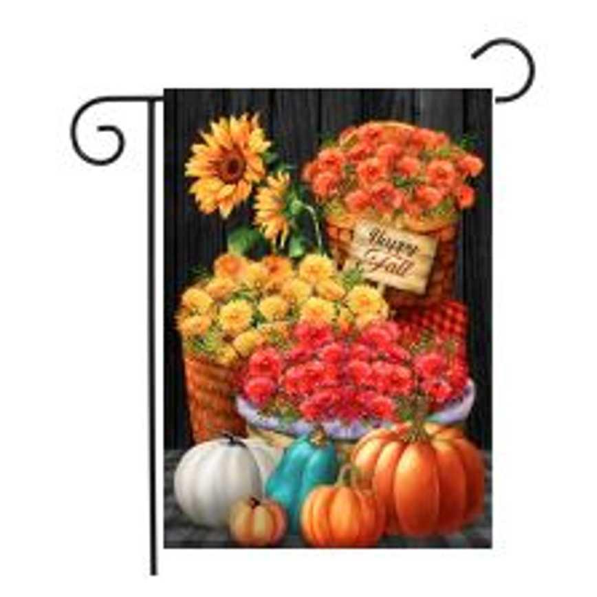 Fall Garden Flags 12" x 18"