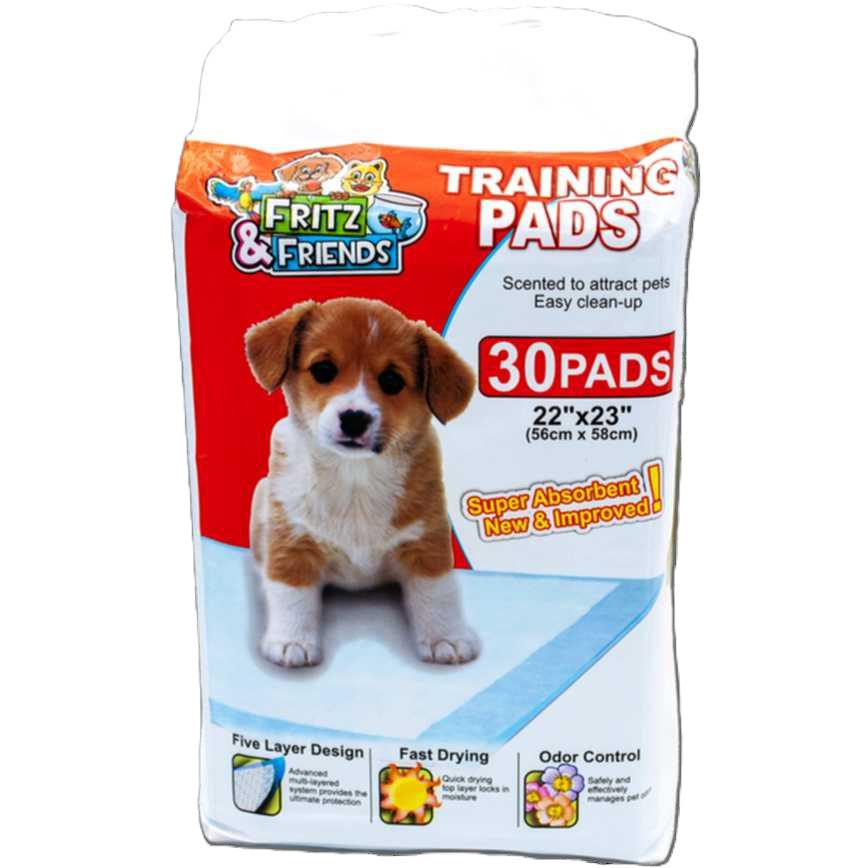 Fritz &amp; Friends 22" x 23" Puppy Pads 30 ct.