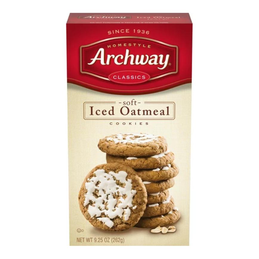 Archway Iced Oatmeal Cookies 9.25 oz. 