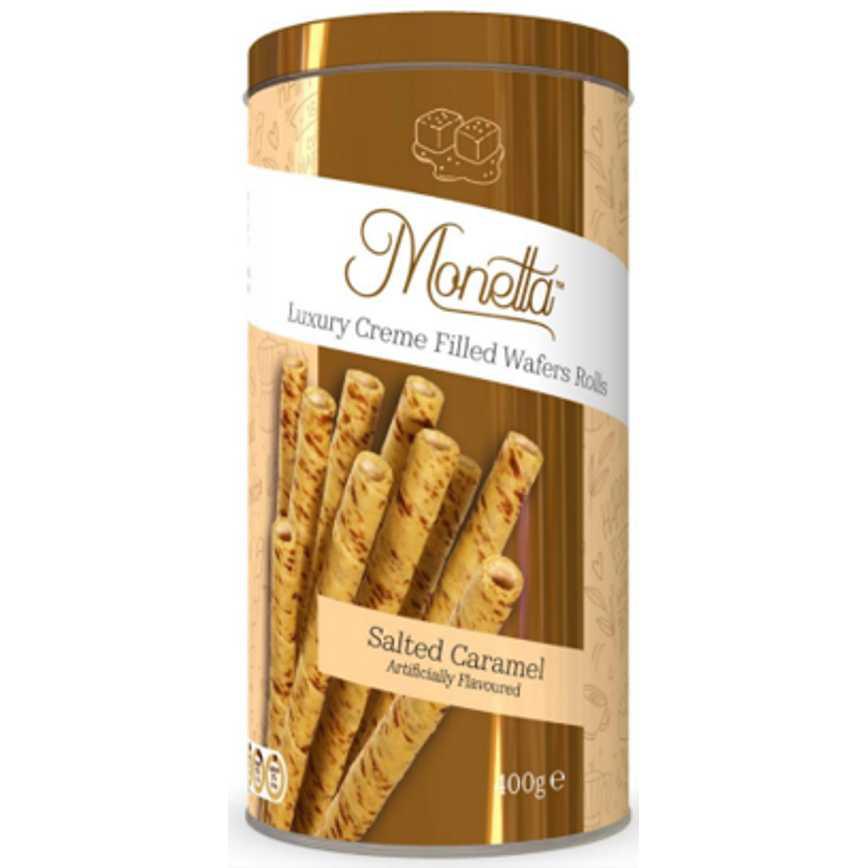 Monetta Wafer Rolls Salted Caramel 10.5 oz. 