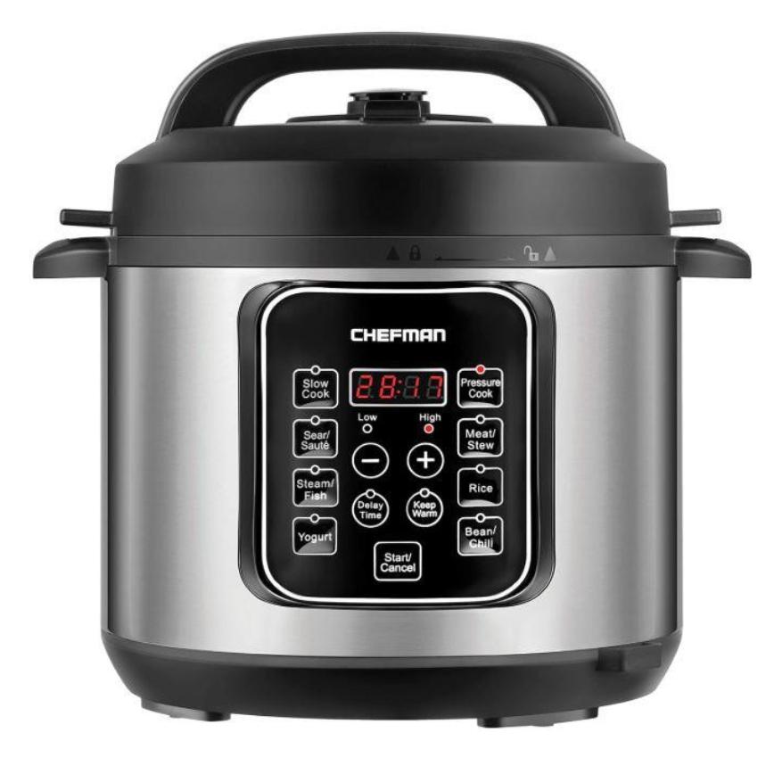 Chefman Multifunctional Pressure Cooker 6 qt. 
