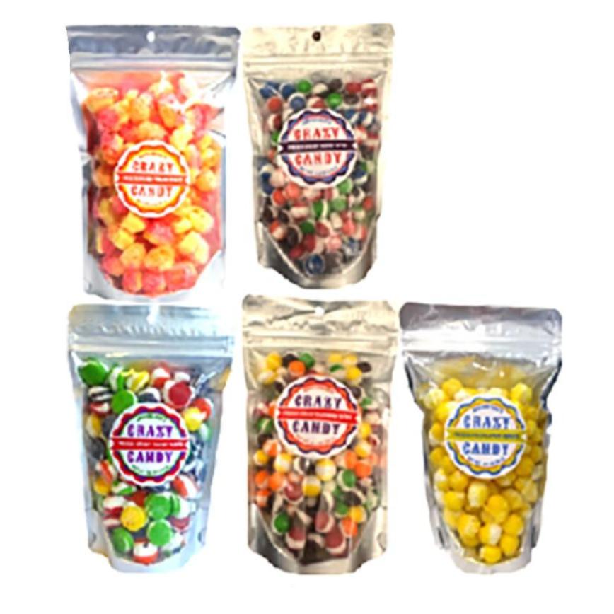 Andersen's Crazy Candy: Freeze-Dried Candy 3.9 oz - 5.4 oz.
