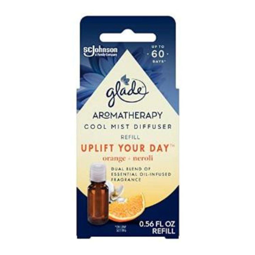 Glade Aromatherapy Cool Mist Diffuser Refill Uplift Your Day 0.56 oz.