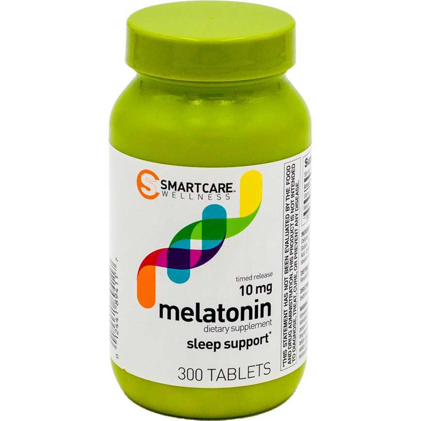 Smartcare Wellness Melatonin 10 mg. 300 ct.