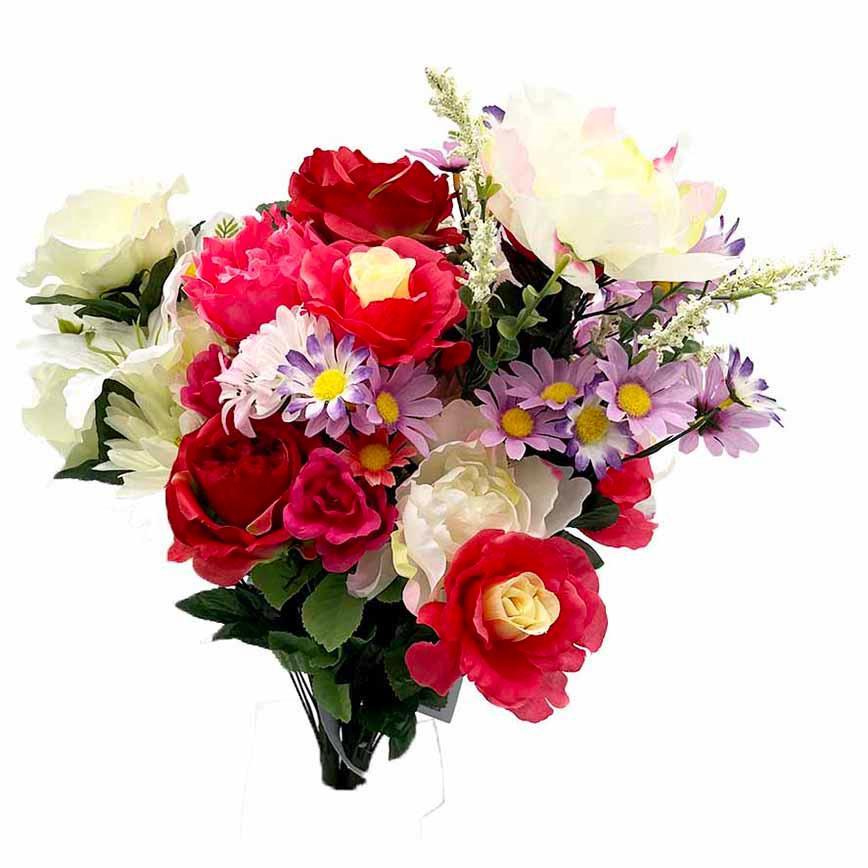 Small Artificial Spring Floral Bush