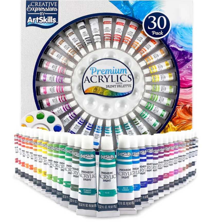 Creative Expressions by Artskills Premium Acrylics 30 pk.