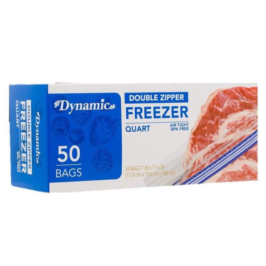 Dynamic Quart Freezer Bags 50 ct.
