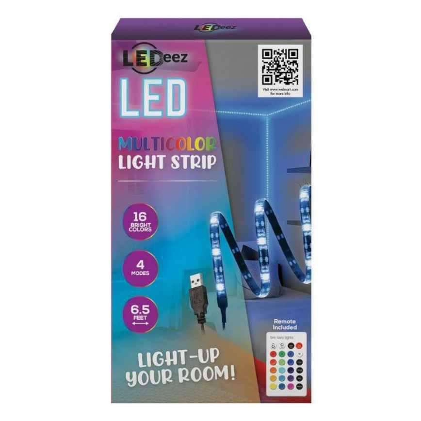 Ledeez LED Multi-Color Light Strip 6.5 ft.