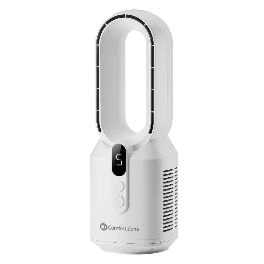 Comfort Zone Bladeless Desktop Fan 14"