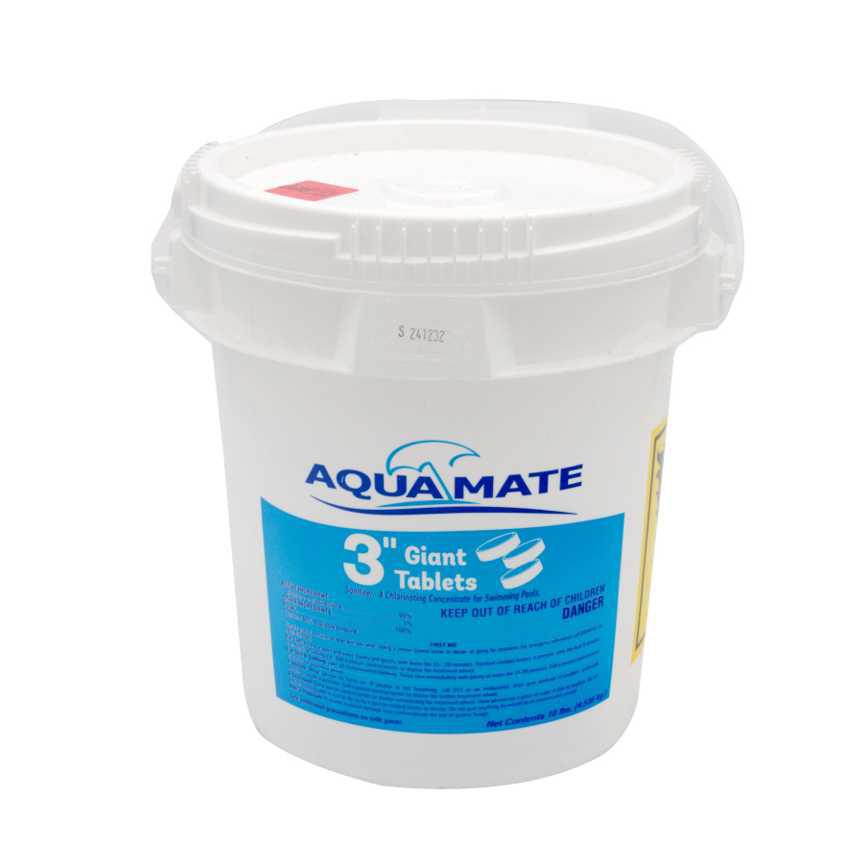 Aquamate Chlorine Tablets 10 lb.