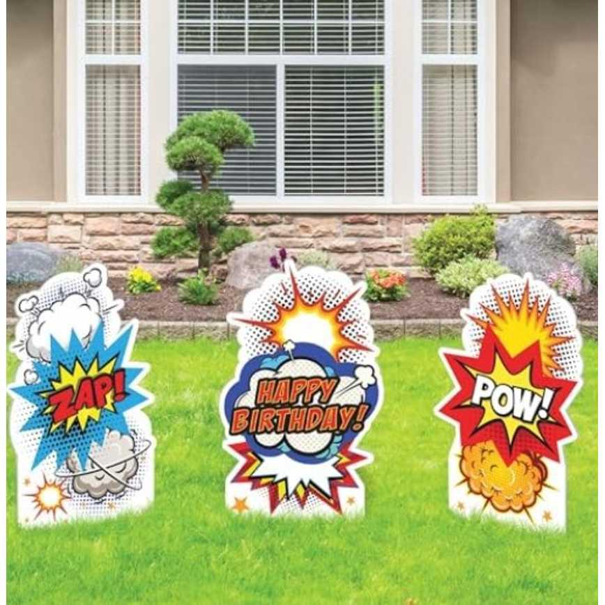 Yard Signs 3 pk. 24.8" x 15.8"