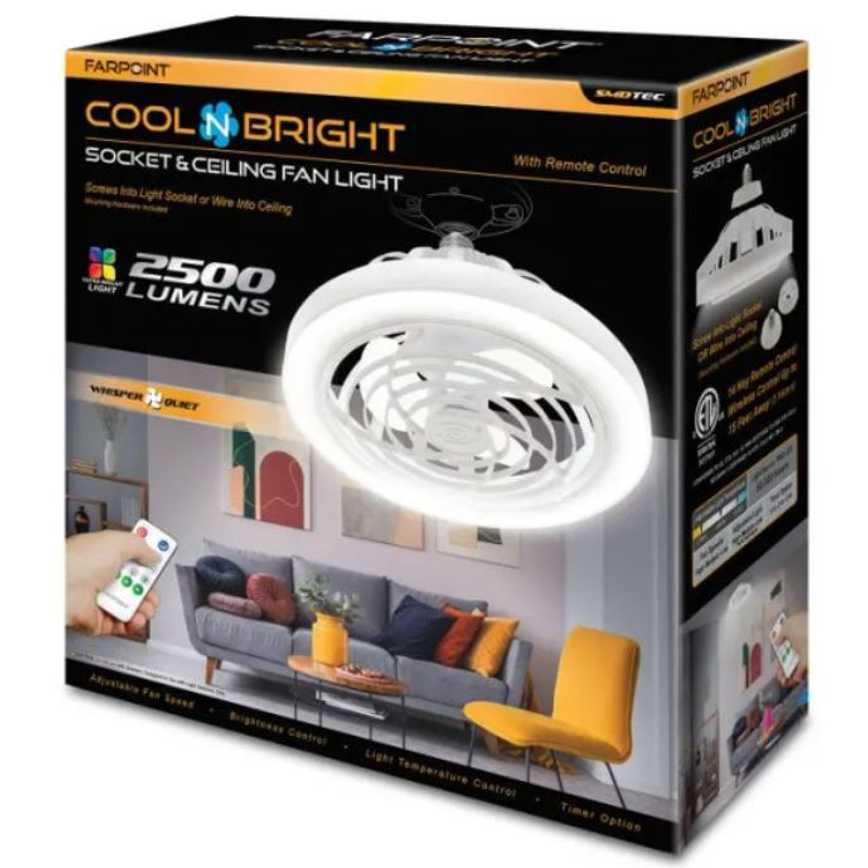Farpoint LED Fan Light 2,500 Lumens